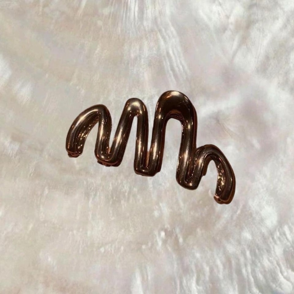 Spiral Large Metallic Super Strong Hair Clip – Bronze